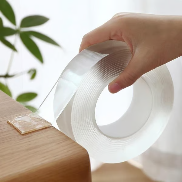 Transparent Magic Nano Tape Double Sided Grip Reusable Home Tape Traceless Glue⭐ - Mozmade