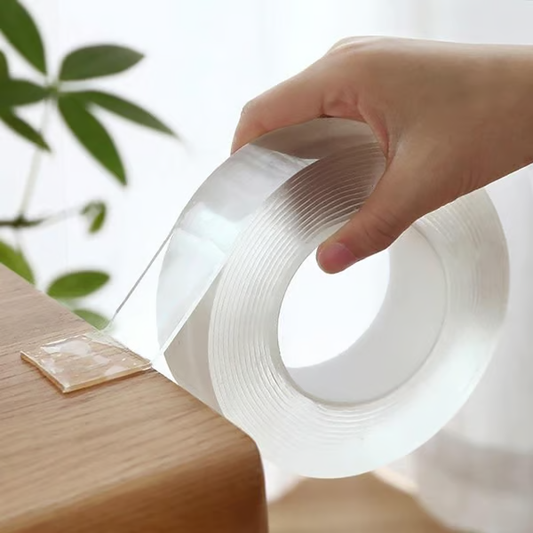 Transparent Magic Nano Tape Double Sided Grip Reusable Home Tape Traceless Glue⭐ - Mozmade