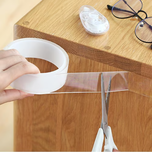 Transparent Magic Nano Tape Double Sided Grip Reusable Home Tape Traceless Glue⭐ - Mozmade