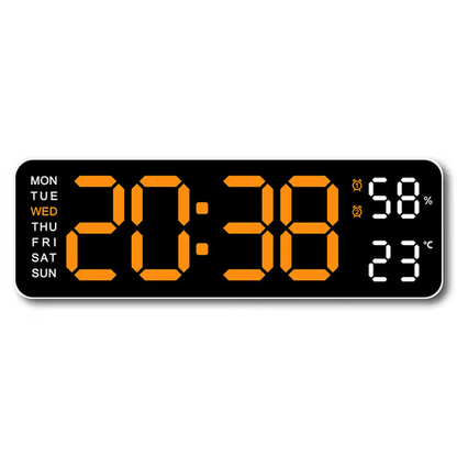2025 Upgraded Digital Wall Clock Large Display 💡🕒 - Mozmade