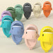 Adult's Slippers Indoor Outdoor Funny Shark Cartoon - Mozmade