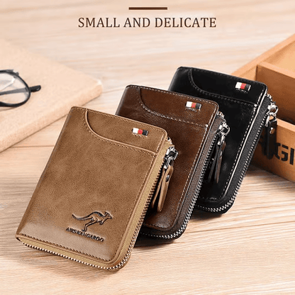 Men Wallet Zipper Purse ( RFID PROTECTED )🔒💳 - Mozmade