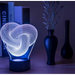 3D Night Light - Twist Abstract LED Lamp - Mozmade