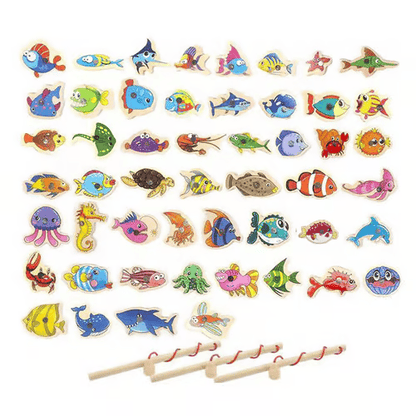 Montessori fishing game 👶🎣 - Mozmade