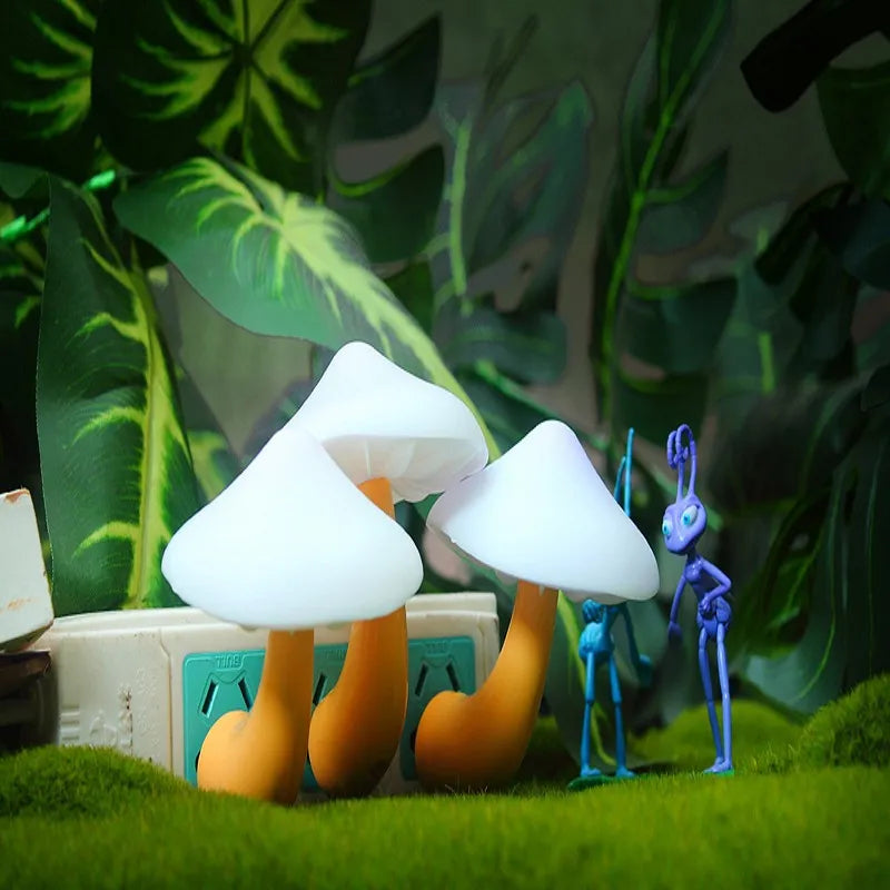 LED Wall Night Light Wall Socket – Mushroom Style (US) - Mozmade