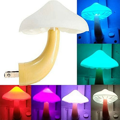 LED Wall Night Light Wall Socket – Mushroom Style (US) - Mozmade
