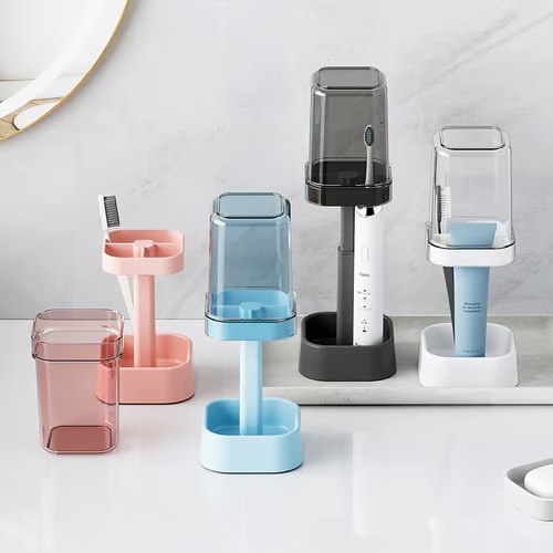 Stylish Toothbrush Holder with Cover