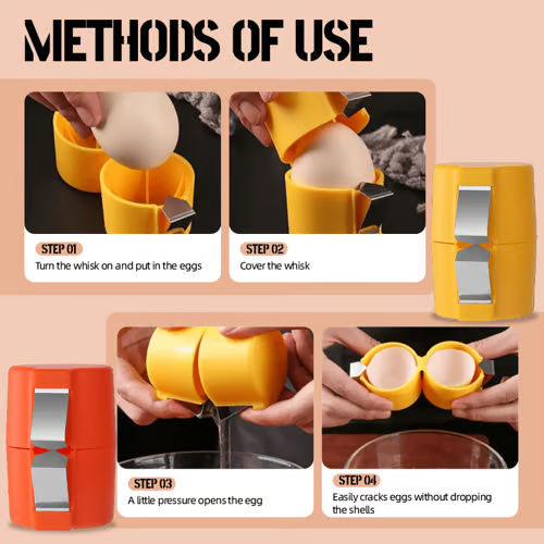 Egg Shell Opener - Fast Shelling Without Flaking🥚 - Mozmade