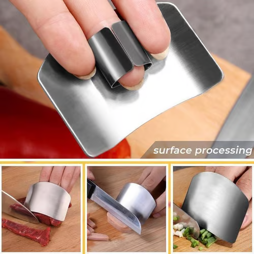 🎁 Kitchen Tool Aid Stainless Steel Finger Guard