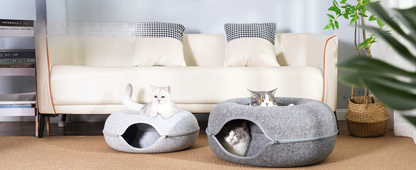 Cat Tunnel Bed Play, Hide & Nap Bed - Mozmade