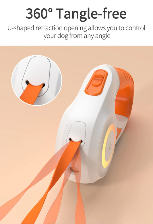 Retractable Dog Leash – One-Button Brake with Scalable Design - Mozmade