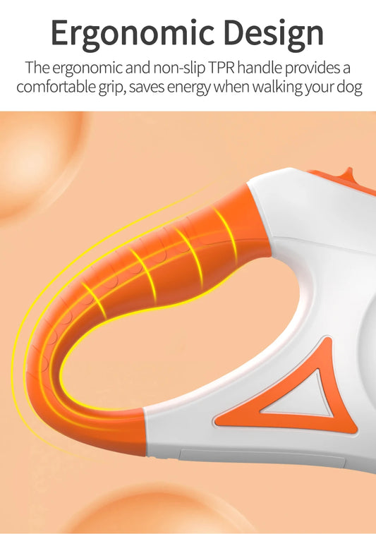 Retractable Dog Leash – One-Button Brake with Scalable Design - Mozmade