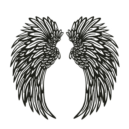 LED Angel Wings Wall Art – Pair 🔥✨ - Mozmade