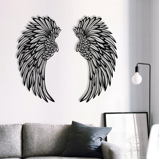 ✨ LED Angel Wings Wall Art – Pair 🔥