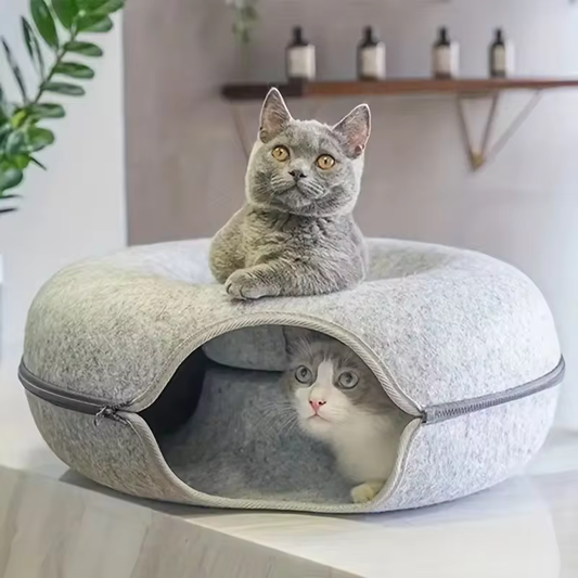 Cat Tunnel Bed Play, Hide & Nap Bed