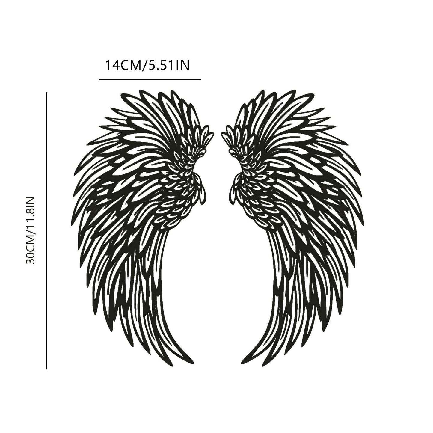 ✨ LED Angel Wings Wall Art – Pair 🔥