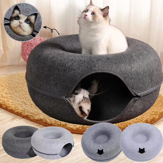 Cat Tunnel Bed Play, Hide & Nap Bed