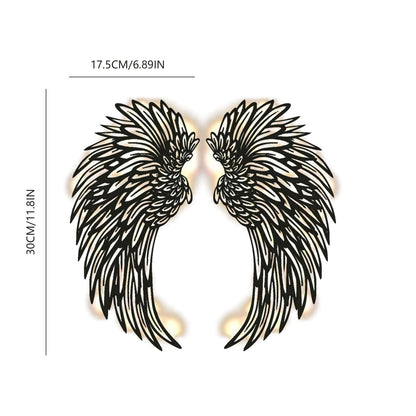 LED Angel Wings Wall Art – Pair 🔥✨ - Mozmade