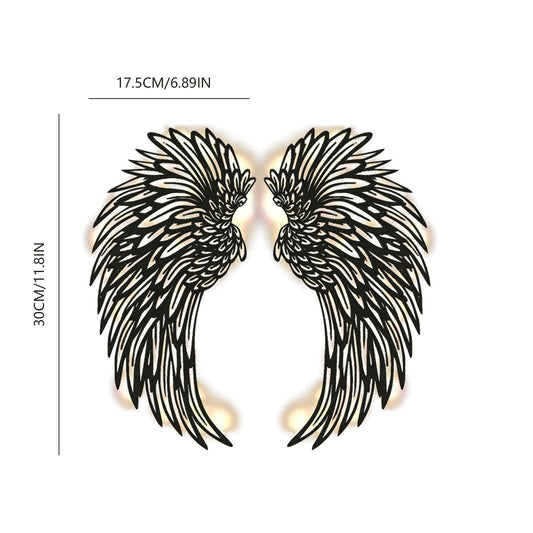 ✨ LED Angel Wings Wall Art – Pair 🔥
