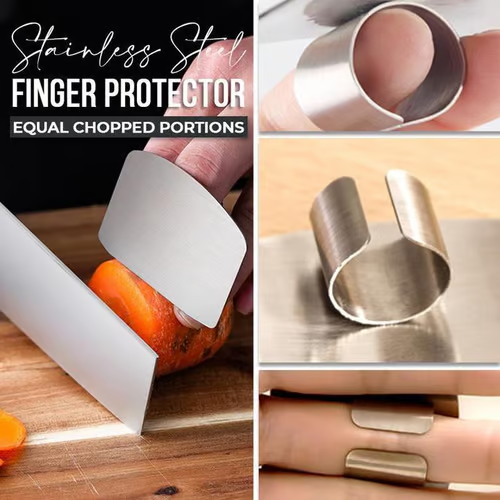 🎁 Kitchen Tool Aid Stainless Steel Finger Guard