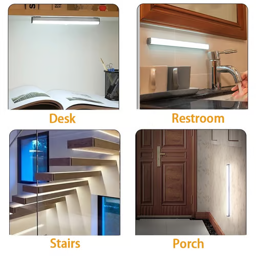 Punch-free Smart Sensor Magnetic Rechargeable LED Lights