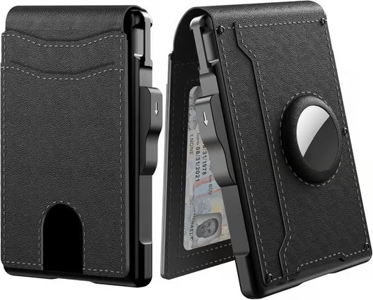 🔥 RFID Slim Wallet for Men – Pop-Up Card Holder