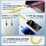 🔥4 in 1 Spring Fast Charging Cable