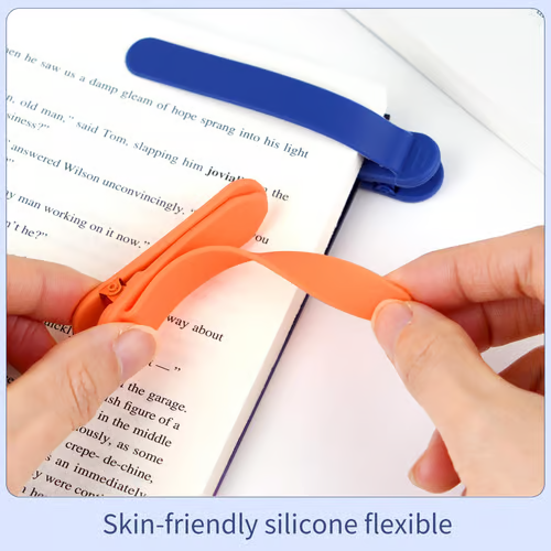 📑Strong Adsorption Ready To Read Silicone Bookmarks