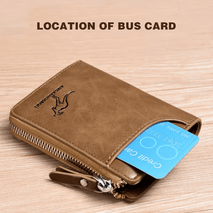 Men Wallet Zipper Purse ( RFID PROTECTED )🔒💳 - Mozmade