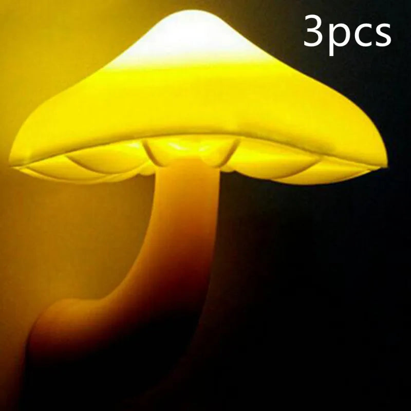 LED Wall Night Light Wall Socket – Mushroom Style (US) - Mozmade